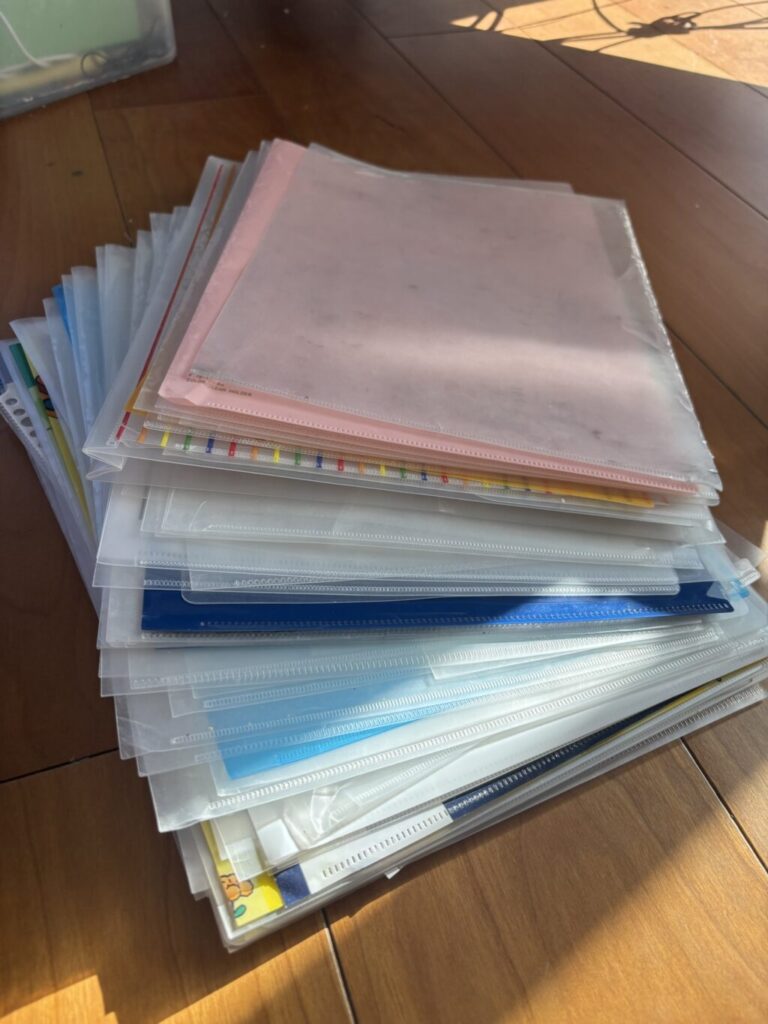 書類の片づけ